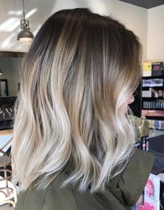 Brown To Bleach Blonde Balayage, Toned Ash Blonde Hair, Short Brunette Balayage Hair Blonde, Medium Hair With Blonde Balayage, Ombre Hair Colour For Short Hair, Bethany Joy Lenz Blonde Hair, Fall Balayage Bronde, Short Hair With Dark Roots And Blonde, Hair Color Ideas For Short Hair Ombre