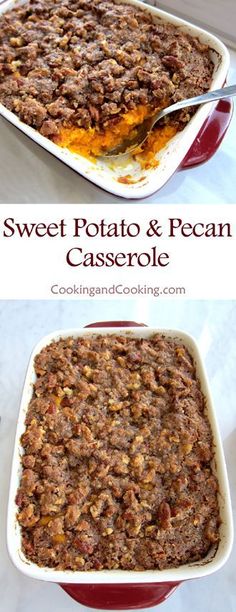 this sweet potato and pecan casserole is the perfect side dish for any occasion