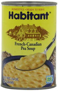 a can of french - canadian pea soup