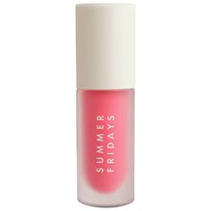 What it is: A plush lip oil that glides on like a dream to deliver high-shine tint and intense hydration.Formulation Type: Lip OilBenefits: HydratingHighlighted Ingredients: - Vegan Oil Complex: Delivers a surge of intense moisture for softer, more supple lips.- Vitamin E: Works to protect, nourish, and soften dryness-prone lips.Ingredient Callouts: It is cruelty-free.What Else You Need to Know: This lip oil has a nonsticky formula that nourishes lips with a blend of nine moisturizing oils for l Lipgloss Summer Fridays, Summer Fridays Lip Oil Pink Cloud, Summer Lip Gloss, Summer Fridays Lip Oil, Summer Fridays Lip Balm, Dream Skincare, Summer Fridays Lip, Summer Friday