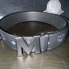 Professionally Cut 3 Inches Off For A Better Fit. 100% Authenticity Guaranteed. No Original Packaging Mcm Belt, Professions, The 100, Mens Accessories, Man Shop, Black, Color