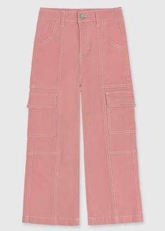 The Bonnie Bianca Pink Cargo Jeans provide a stylish and functional option for your child's wardrobe. These cargo style jeans offer a versatile, on-trend look while also providing ample pocket space for storing essentials. Made with durable materials, they are sure to withstand the wear and tear of everyday play. Machine wash inside out, machine wash on cold, wash and dry with like colors, no chlorine bleach, tumble dry on low.Shop today for great styles including Bonnie Bianca Pink Cargo Jeans Casual Pink Cargo Jeans With Pockets, Pink Straight Leg Cargo Jeans With Side Pockets, Pink Denim Bottoms With Cargo Pockets, Pink Cargo Pocket Cotton Jeans, Pink High-waist Cargo Jeans With Pockets, Fall Vest, Womens Cami, Pink Pants, Cargo Jeans