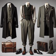 1920s Male Outfit, German Fashion Mens, Detective Fashion Men, Detective Clothing Men, Edwardian Clothing Mens, 1800s French Fashion Men, 1920s Mens Evening Wear, Fancy Victorian Clothes Men, Dark Academia Clothing Aesthetic Male