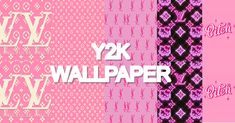 two different wallpapers with the word yk on them