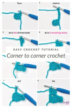 crochet instructions for the corner to corner crochet