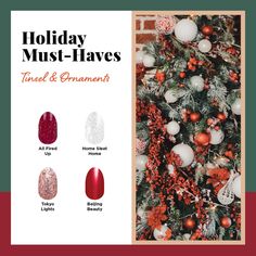 Nail Stylist, La Nails, Pedicures, Manicure And Pedicure, Red Peppercorn, Christmas Ideas