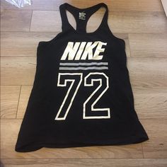 Nwot, Size Xs Nike Casual Racerback Top, Nike Tank, Nike Tank Tops, Nike Tops, Black Nikes, Nike Women, Womens Tops, Tank Tops, Nike