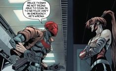 a comic scene with deadpool and dared