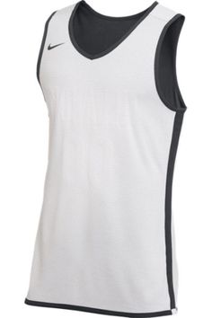 PRACTICE LIKE YOU PLAY. Leave it all on the court in the Nike Practice Jersey. This reversible tank makes changing squads easy, while breathable, moisture-wicking fabric helps players keep their head in the game. Single-layer sublimated mesh is lighter than traditional double-layer designs. 100% polyester Nike Stock, Look Nike, Nike Jersey, Nike Elite, Nike Boy, Boys Nike, The Court, Layers Design, Moisture Wicking Fabric