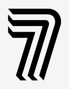 the letter t is made up of black and white lines