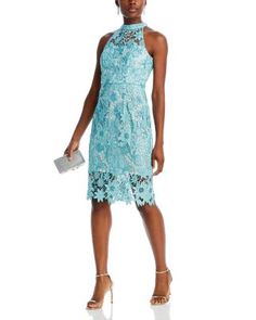 Eliza J Halter Lace Sheath Dress Eliza J, Lace Sheath Dress, Sheath Dress, Lace