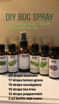 Essential Oil Bug Spray, Diy Bug Spray, Bug Spray Recipe, Now Essential Oils, Insect Spray, Essential Oil Spray, Diy Essentials, Oil Remedies, Diy Kosmetik