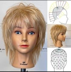 Grey Blonde Hair, Shaggy Short Hair, Mullet Haircut, Hairstyles For, New Haircut, Edgy Hair