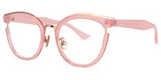 Eleanore Cat Eye Pink Glasses | Zeelool Optical Womens Pink Glasses Frames, Pink Eye Glasses, Pink Frame Glasses, Unique Eyeglasses, Glasses Inspiration, Big Glasses, Unique Glasses, Pink Glasses, Pink Frame