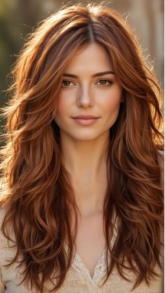 17 Medium Length Hair with Layers – Stylish Hair Ideas Long Length Hair With Layers Wavy, Cuts For Wavy Hair Medium, Brown Medium Length Hair With Layers, Hair Color Ideas For Hazel Eyes, Hair Inspiration Dark, Auburn Hair With Caramel Highlights, Layered Red Hair, Medium Length Hair With Layers And Side Bangs, Feathery Layers