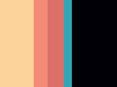 an orange, yellow and blue striped background