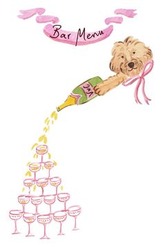 Personalized Pet Portrait Illustrations for Bespoke Wedding Stationery by Ofelia Botella Studio Wedding Portrait Illustration, Birthday Invite Ideas, Wedding Illustrations, Menu Designs, Birthday Graphic Design, Portrait Wedding Invitations, Watercolor Menu, Bespoke Wedding Stationery, Collage Making