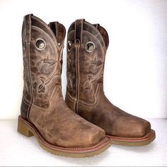 ** Thank You For Considering Our Store! We Appreciate Your Business And Support ! Double- H Composite Toe Work Boots Size Men's 8 Brand New. No Signs Of Used. No Original Box. No Flaws. - Leather Upper - Wide Square Toe. - Composite Toes As Same Protection Level As Steel Toe. - Height: 12" Rustic Steel Toe Boots With Round Toe, Rustic Work Boots With Reinforced Snip Toe, Western Style Outdoor Work Boots With Round Toe, Rustic Round Toe Work Boots For Outdoor, Western Style Work Boots With Round Toe For Outdoor, Rustic Work Boots With Steel Toe And Snip Toe, Rustic Steel Toe Snip Toe Work Boots, Sturdy Round Toe Work Boots, Rustic Work Boots With Round Toe For Rodeo