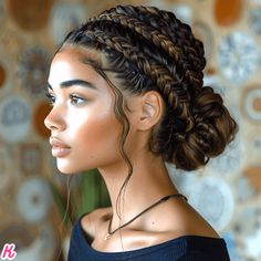 Braided Hairstyles For White Women, Braid For Curly Hair, Quick Braiding Hairstyles For Black Hair, Work Braids, Silver Hair Ideas, Knotless Braids Ideas, Braids Curly Hair, Long Hair Braided Hairstyles, Side Pic