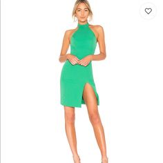 Never Worn. Little Tight On Me. Bought New From Revolve. Xs Green Sheath Mini Dress For Night Out, Colorful Dresses, Tights, Mini Dress, Womens Dresses, Green, Women Shopping, Dresses, Color