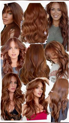 #hair#redhair Red Long Hair, Copper Brown Hair, Cinnamon Hair, Brown Hair Looks, Hairstyles For Layered Hair