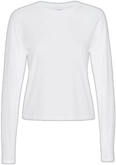 Long Sleeve Tshirt, Frame, Long Sleeve, T Shirt, White