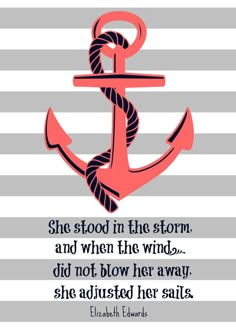 Anchor Pictures, Elizabeth Edwards, Anchor Wallpaper, Motivational Funny, 5x7 Print, Funny Sarcastic, Love Words, Facebook Twitter