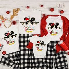 Mickey And Minnie Christmas Shirt |disney Bound Custom Shirt Disney Christmas Vacation, Disney Christmas Outfits, Mickey And Minnie Christmas, Disney World Shirt, Disney Christmas Shirts, Disney 2024, Very Merry Christmas Party, Minnie Christmas, Disney Trip Shirts