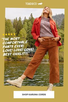 Don’t let the softness fool you: This corduroy’s durable enough for any fall adventure. Fall Tapered Leg Corduroy Pants, Fall Corduroy Wide Leg Pants With Pockets, Madewell Corduroy Pants, Fall Full-length Corduroy Pants, Affordable High-waist Corduroy Pants, Cord Pants, 2022 Outfits, Cords Pants, Wide Leg Pant