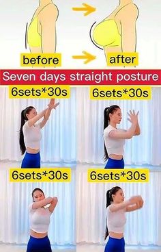 the woman is doing yoga exercises for her waist and arms, which are very important to women's health