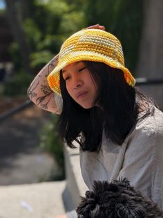 All TP goods are hand-crafted in NYC using super soft yarn that will keep you cozy and stylish throughout the seasons! ALL SALES ARE FINAL. Bucket Hats, The Seasons, Soft Yarn, Cute Cards, Cheddar Cheese, Cheddar, Caps Hats, Bucket Hat, Accessories Hats