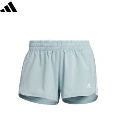 Adidas Xl Womens Pacer Training Shorts Magic Grey New With Tags Adidas Summer Activewear Shorts, Adidas Blue Activewear For Spring, Adidas Blue Workout Shorts, Adidas Green Bottoms For Summer, Casual Green Adidas Shorts, Adidas Shorts Women, Shorts Adidas, Adidas Blue, Adidas Shorts