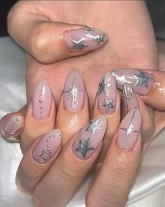 Euphoria Nails, Acrylic Nails Nude, Grunge Nails, Dope Nail Designs, Trendy Nail Art, Minimalist Nails, Dream Nails, Funky Nails, Dope Nails