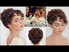 Lizzy Bennet Hair, Elizabeth Pride And Prejudice Hair, Lizzie Pride And Prejudice Hair, How To Do Pride And Prejudice Hair, Pride And Prejudice Lizzy Hair, Elizabeth Bennet Cosplay, Elizabeth Bennett Hair Tutorial, Elizabeth Bennett Hair, Regency Era Hairstyles For Short Hair