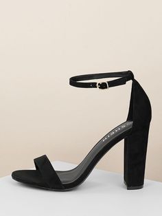 Aaliyah Style, Ankle Strap Chunky Heels, Chunky Heel Sandals, Stuart Weitzman Heels, Fashion Shoes Heels, Shoes Heels Classy, Fashion Vocabulary, Heels Classy, Cute Heels