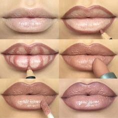 @bella__makeup Step by step how to make your lips appear fuller MAC Spice Lip Liner ● MAC Honeylove Lipstick ● MAC Oyster Girl Lipglass #vegas_nay Mac Spice Lip Liner, Spice Lip Liner, Mac Make Up, Teknik Makeup, Mermaid Beauty, Eyeliner Tips, Apply Lipstick, 2019 Makeup