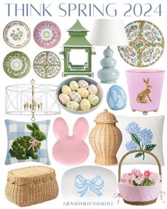 a bunch of items that are on the cover of a magazine, including plates and vases