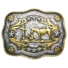 Western Style Rectangular Antique Belt Buckle, Gold Concho Belt Buckles For Rodeo, Western Antique Rectangular Belt Buckle, Gold Concho Belt Buckles For Western-themed Events, Western Antique Belt Buckles In Rectangular Shape, Cowboy Buckle, Cowboy Belt Buckles, Flower Places, Cowgirl Belts