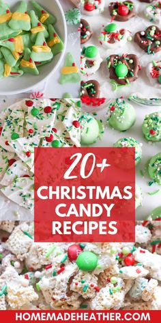 christmas candy recipe with the title overlay