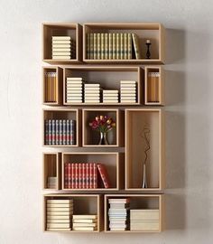 This bookshelf is great for displaying your favorite books, items that you enjoy company seeing when they walked into your living room, or just about any thing you want someone to see. Without international custom fees! if you have any questions contact me Specifications: * Made of high quality 16mm or 18mm thick, durable and time resistant melamine. Available in natural color. Package includes: screws You'll receive it in pieces and you will need to assemble it by yourself. You will only need a Rustic Bookshelves, Floating Bookshelf, Furnitur Ruang Keluarga, Floating Bookshelves, Small Bookcase, Modern Bookshelf, Bookcase Wall, Furniture Bookshelves, Cube Shelves