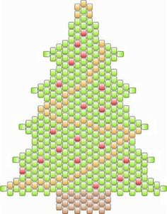 a cross stitch christmas tree pattern