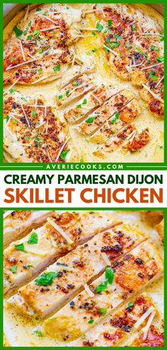 creamy parmesan dipon skillet chicken is an easy and delicious appetizer