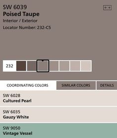 an image of some different colors in the same color scheme, including grays and browns