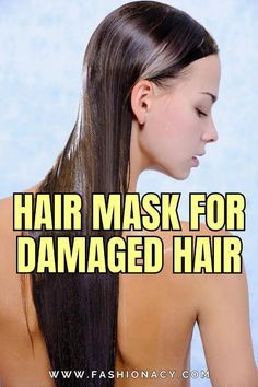 Diy Hair Mask For Oily Hair, Hair Masks Diy, Split End Hair Mask, Hair Mask For Dandruff, Mask For Damaged Hair, Curly Hair Ponytail, Split Ends Hair