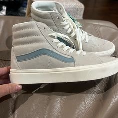 Questions Leave In The Comments. Cute Shoes Vans, Vans Comfy Cush, High Tops Women, Womens Vans, Leave In, Vans Shoes, Cute Shoes, Womens Shoes Sneakers, High Tops