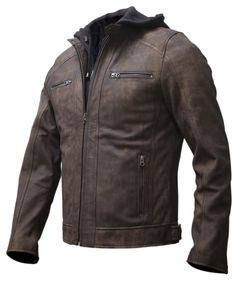 PRICES MAY VARY. Breaks the Biting Wind: This leather jacket men hand crafted with high grade genuine lambskin hide and polyester lining, this hooded motorcycle jacket is guaranteed to keep you warm than traditional leather while providing a secure fit Look like a Boss: This jacket's sleek & sharp looks give you a sense of luxury and edginess and is perfectly sized to hug your body. It is a perfect combo to go with your ride and that rockstar helmet Comfort Guaranteed: 100% polyester comfortable Biker Leather Jacket, Men's Leather Jacket, Standing Collar, Biker Leather, Leather Motorcycle Jacket, Leather Jacket Men, All About Eyes, Lambskin Leather, Stand Collar