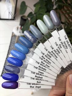 Hard Gel, Nails Gel, Blue Steel, Chic Nails, 60 Seconds