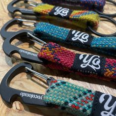 In our ongoing effort to offset the impact we have on the planet, we introduce to you the Eldo Upcycled Climbing Rope Keychain. We bring in retired rock climbing ropes, de-core them, wash them, then sew them into this groovy, colorful, and heavy-duty key ring attachment. Features a standard black metal key ring, along with a rad snap carabiner that features a bottle opener When ordering, keep in mind these are all one-of-a-kind sections from random ropes, and the colors are always changing, so y Upcycled Climbing Rope, Climbing Rope Crafts, Climbing Rope Bag, Rock Climbing Rope, Rope Keychain, Techno Gadgets, Edc Keychain, Keychain Bottle Opener, Men Mode