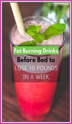 It’s been almost 8 years since I started trying to lose weig Detox Drink Before Bed, Fat Burning Tea, Drinks Before Bed, Belly Fat Drinks, Homemade Drinks, Fat Burner Drinks, Healthy Smoothie, Fat Burning Drinks, Before Bed