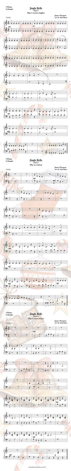 sheet music with the names and numbers for all kinds of instruments, including basss